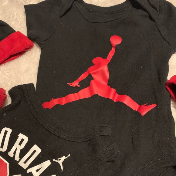 Air Jordan lot, hats socks onesies 6-12m - Picture 2 of 2